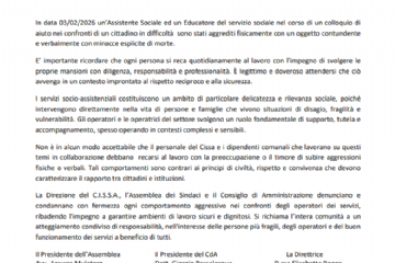 Comunicato stampa CISSA