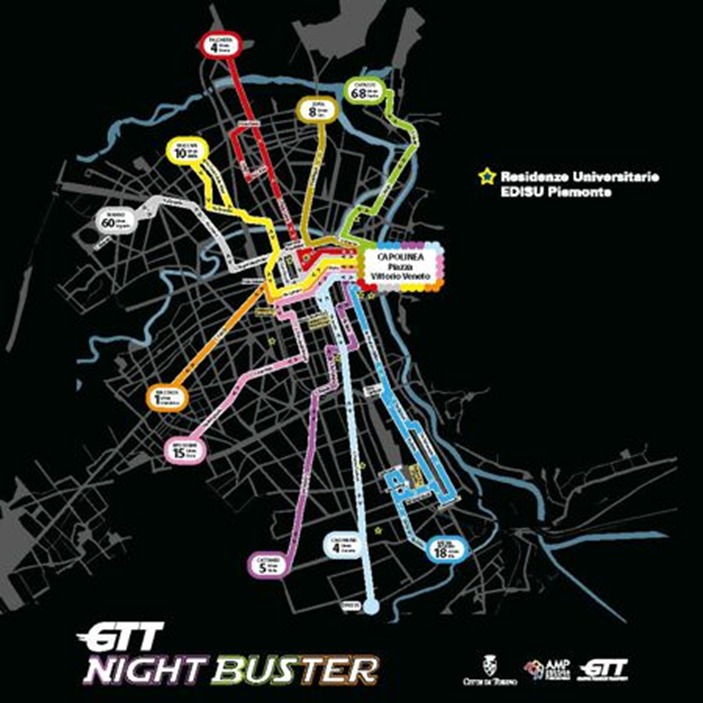 Ritorna la linea notturna NIGHT BUSTER